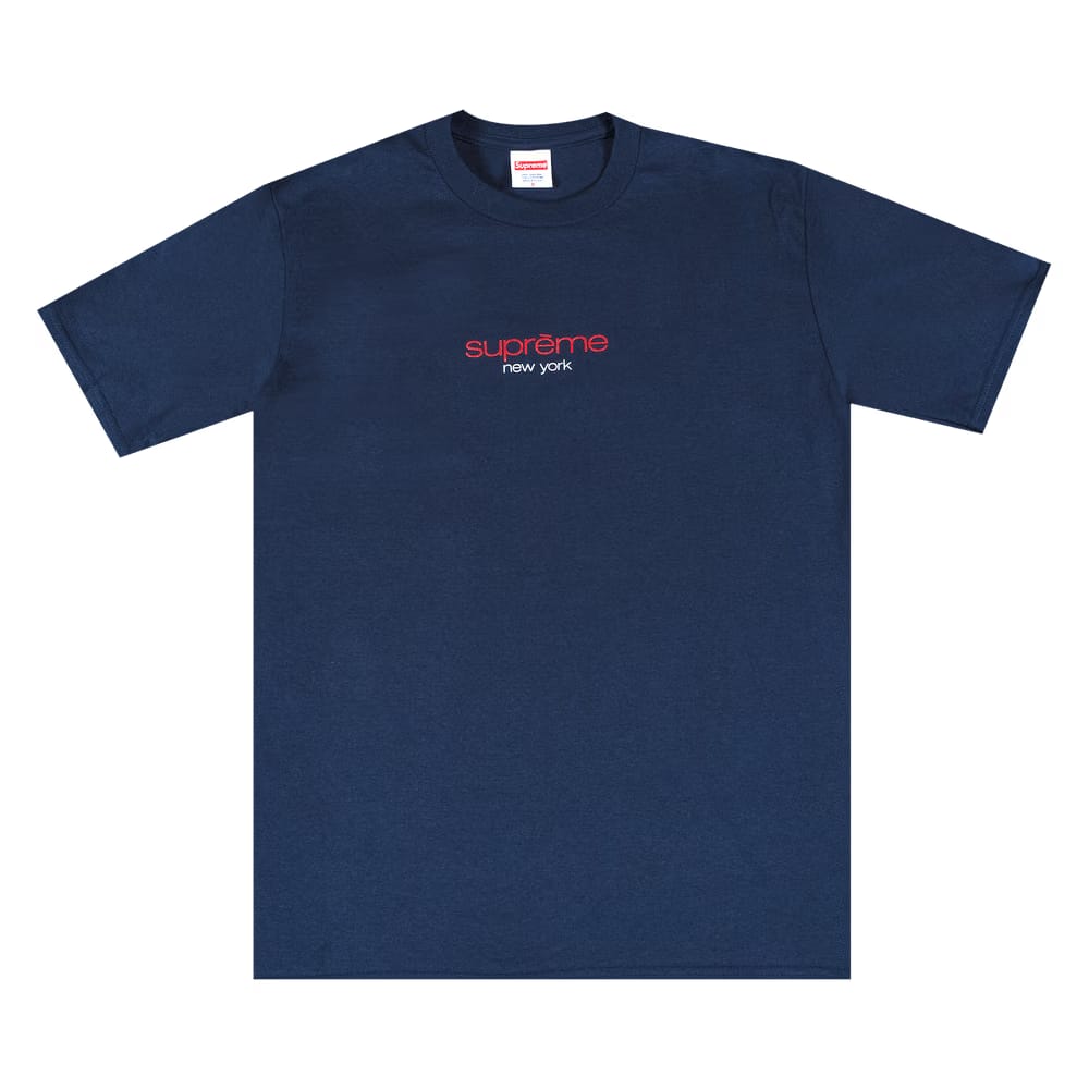 Supreme Classic Logo T-Shirt Navy