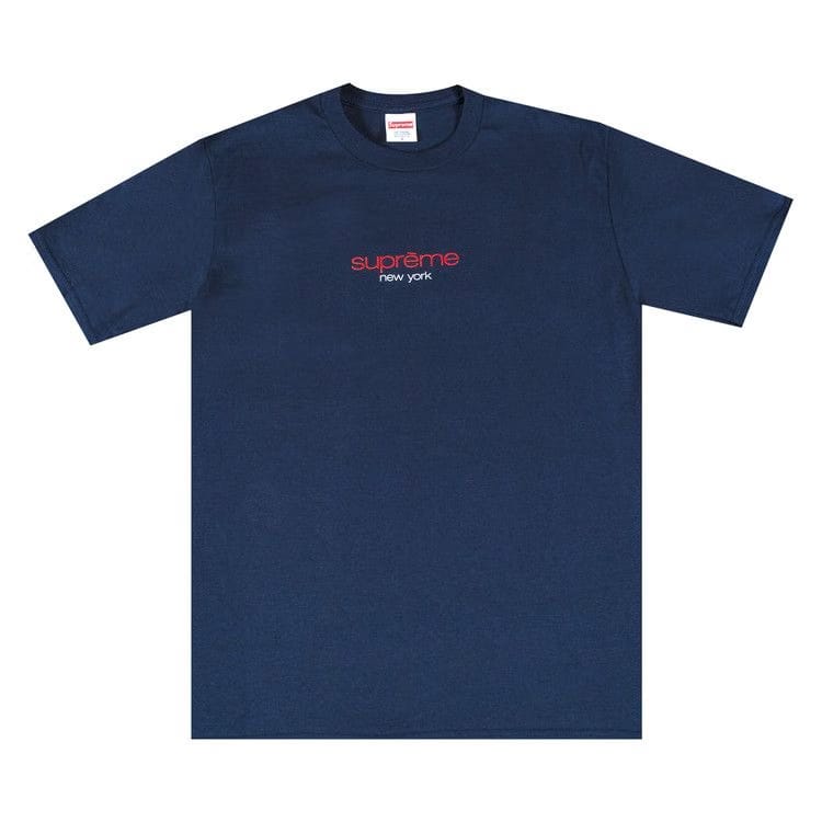 Supreme Classic Logo T-Shirt Navy