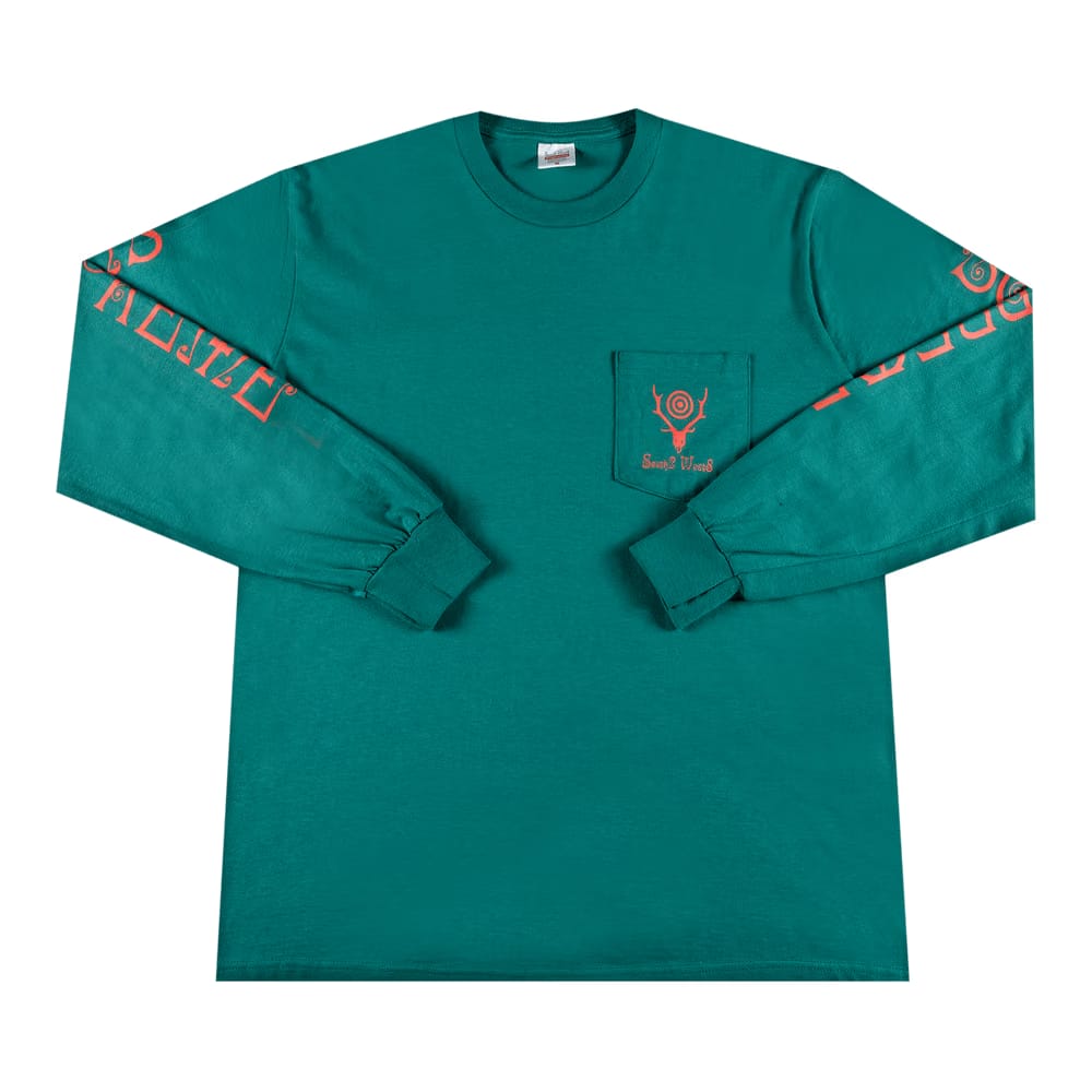 Supreme x SOUTH2 WEST8 Long-Sleeve Pocket T-Shirt Teal