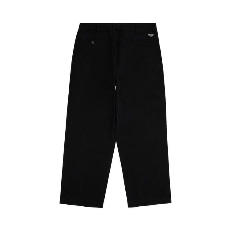 Supreme Washed Herringbone Chino Pant Black