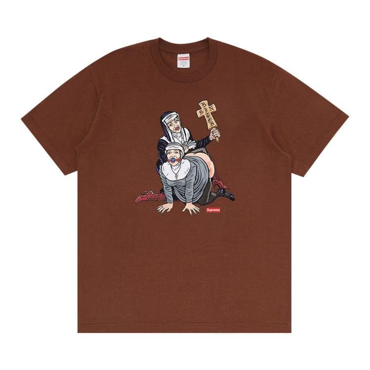 Supreme Nuns T-Shirt Brown