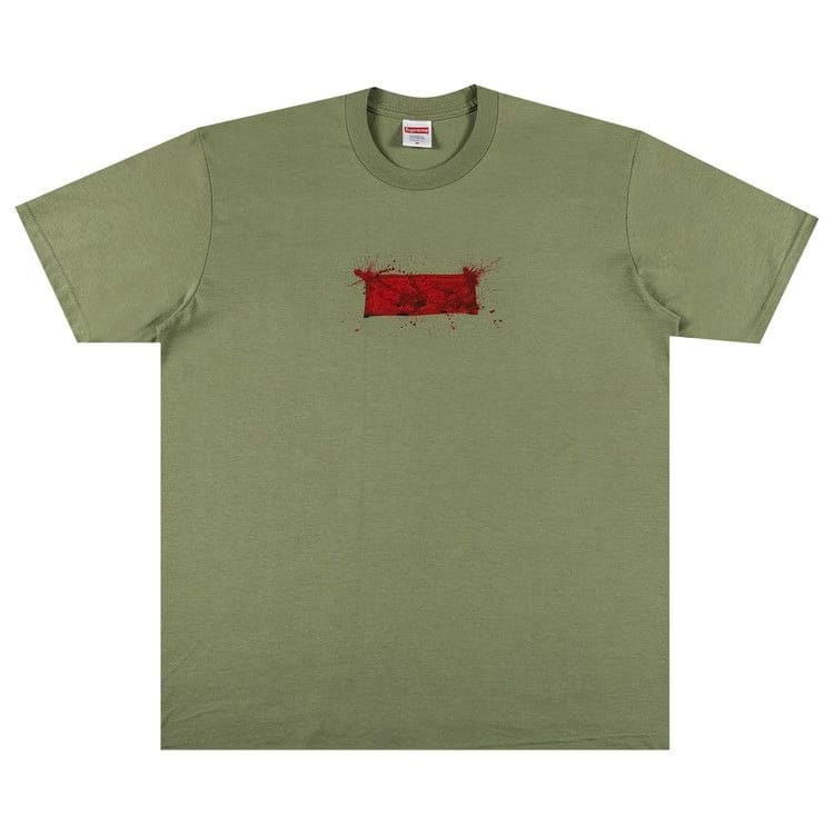 Supreme Ralph Steadman Box Logo T-Shirt Light Olive