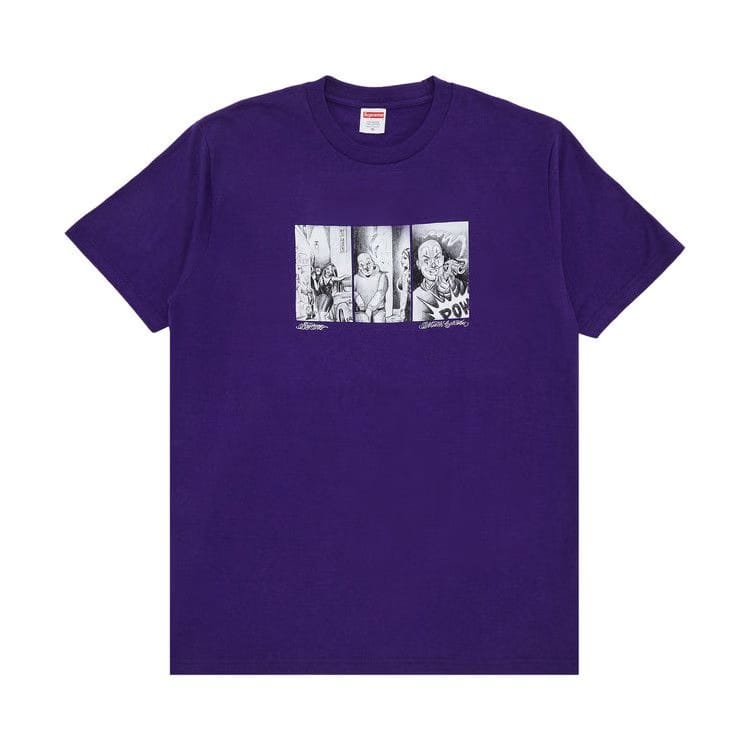 Supreme Mister Cartoon Pow T-Shirt Purple