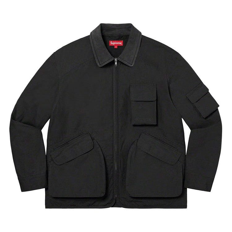 Supreme Cotton Utility Jacket Black