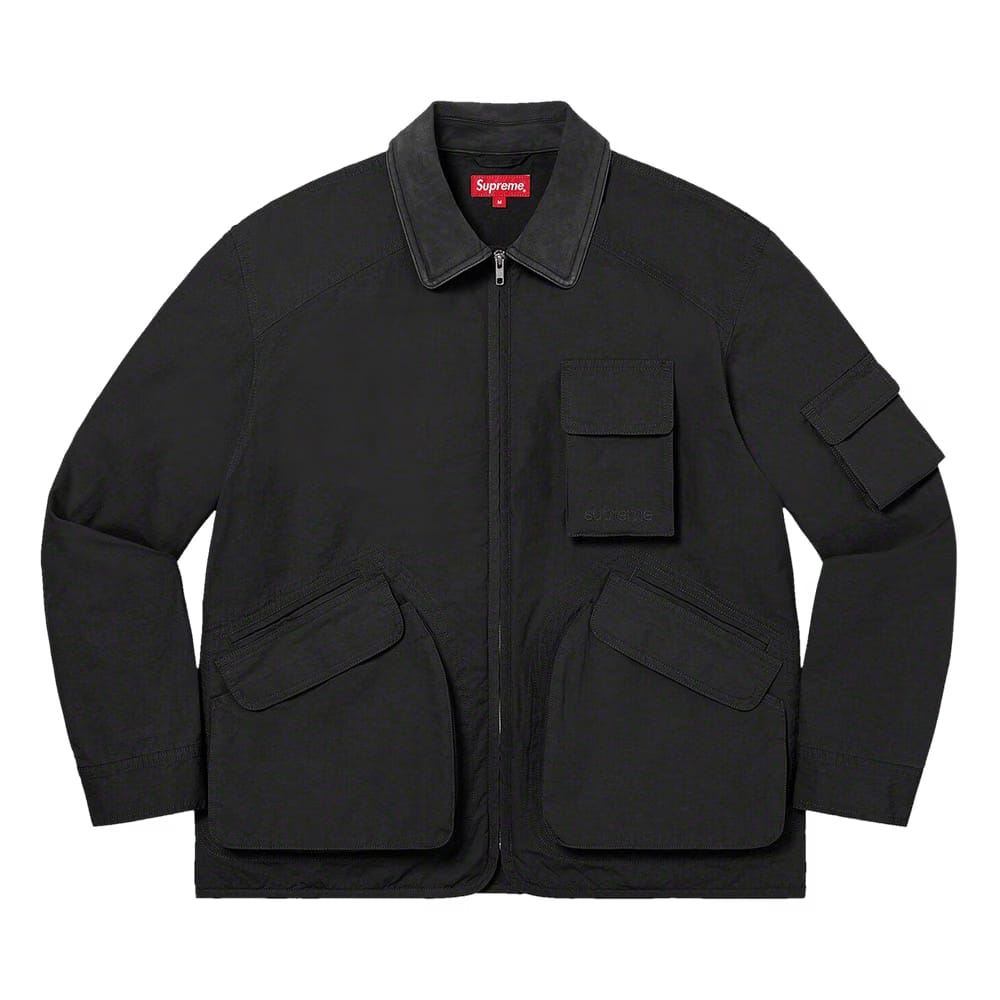 Supreme Cotton Utility Jacket Black