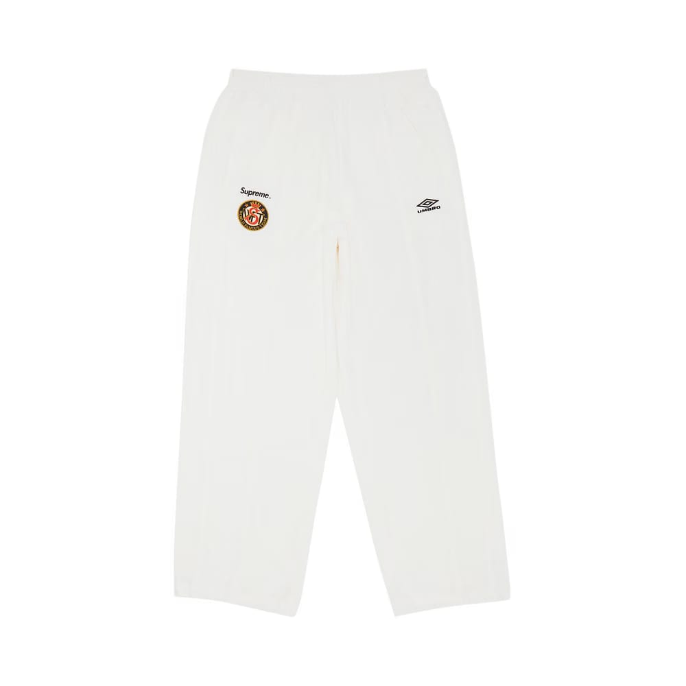 Supreme x Umbro Cotton Ripstop Track Pant White