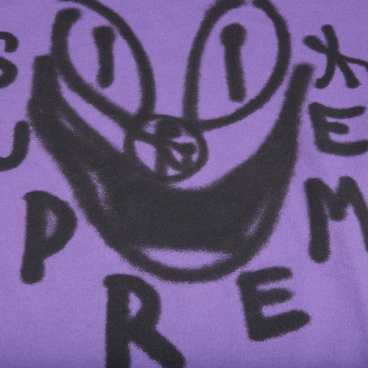 Supreme Smile T-Shirt Purple