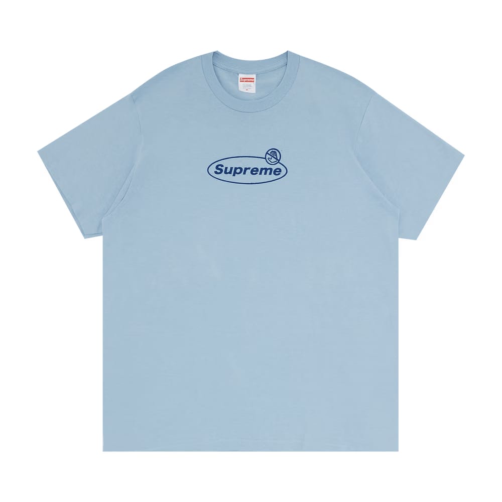 Supreme Warning T-Shirt Dusty Blue