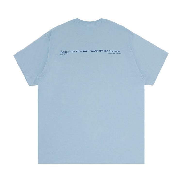 Supreme Warning T-Shirt Dusty Blue