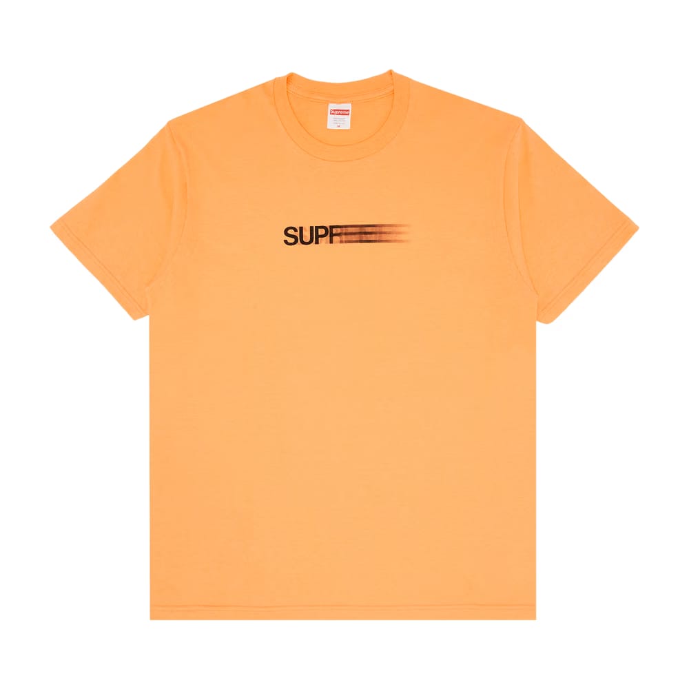 Supreme Motion Logo T-Shirt Peach