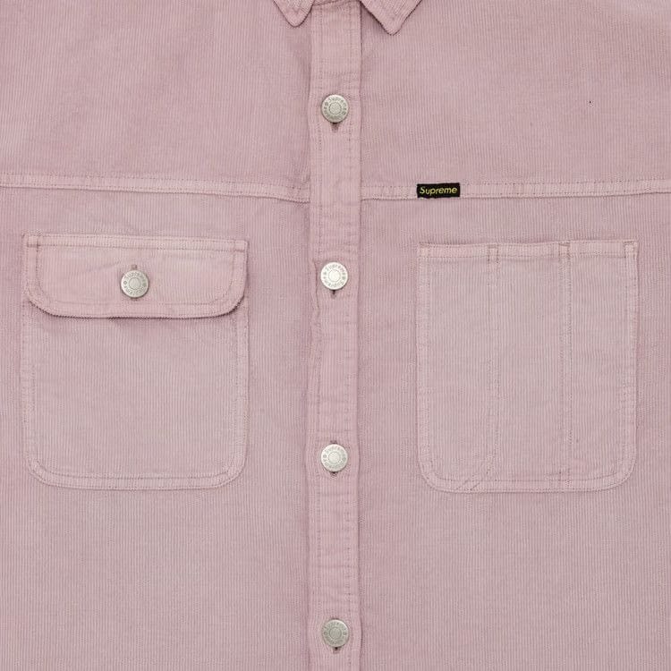 Supreme Washed Corduroy Shirt Dusty Pink