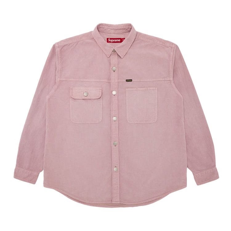 Supreme Washed Corduroy Shirt Dusty Pink