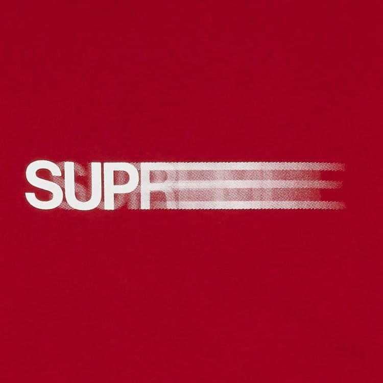 Supreme Motion Logo T-Shirt Red