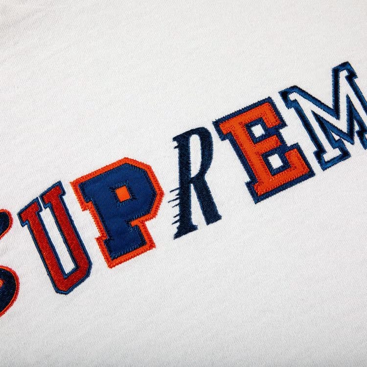Supreme Collage Logo Shorts-Sleeve Top White