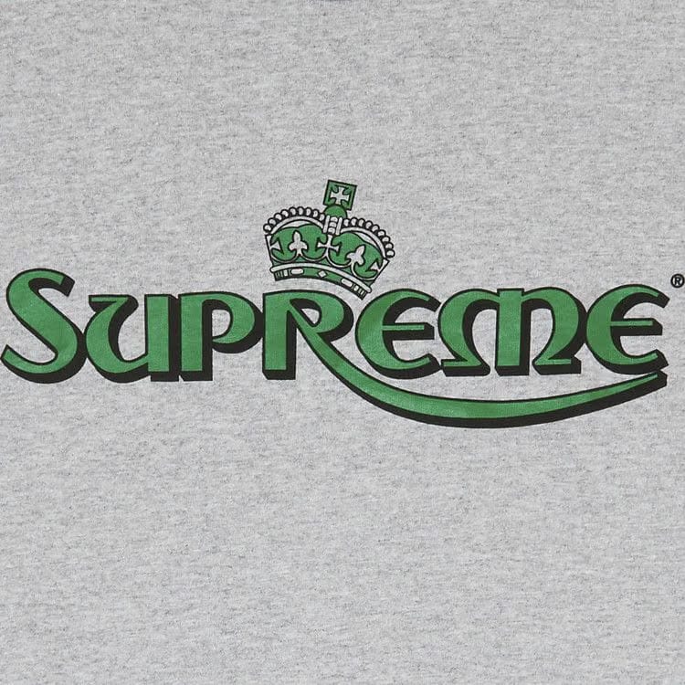 Supreme Crown T-Shirt Heather Grey