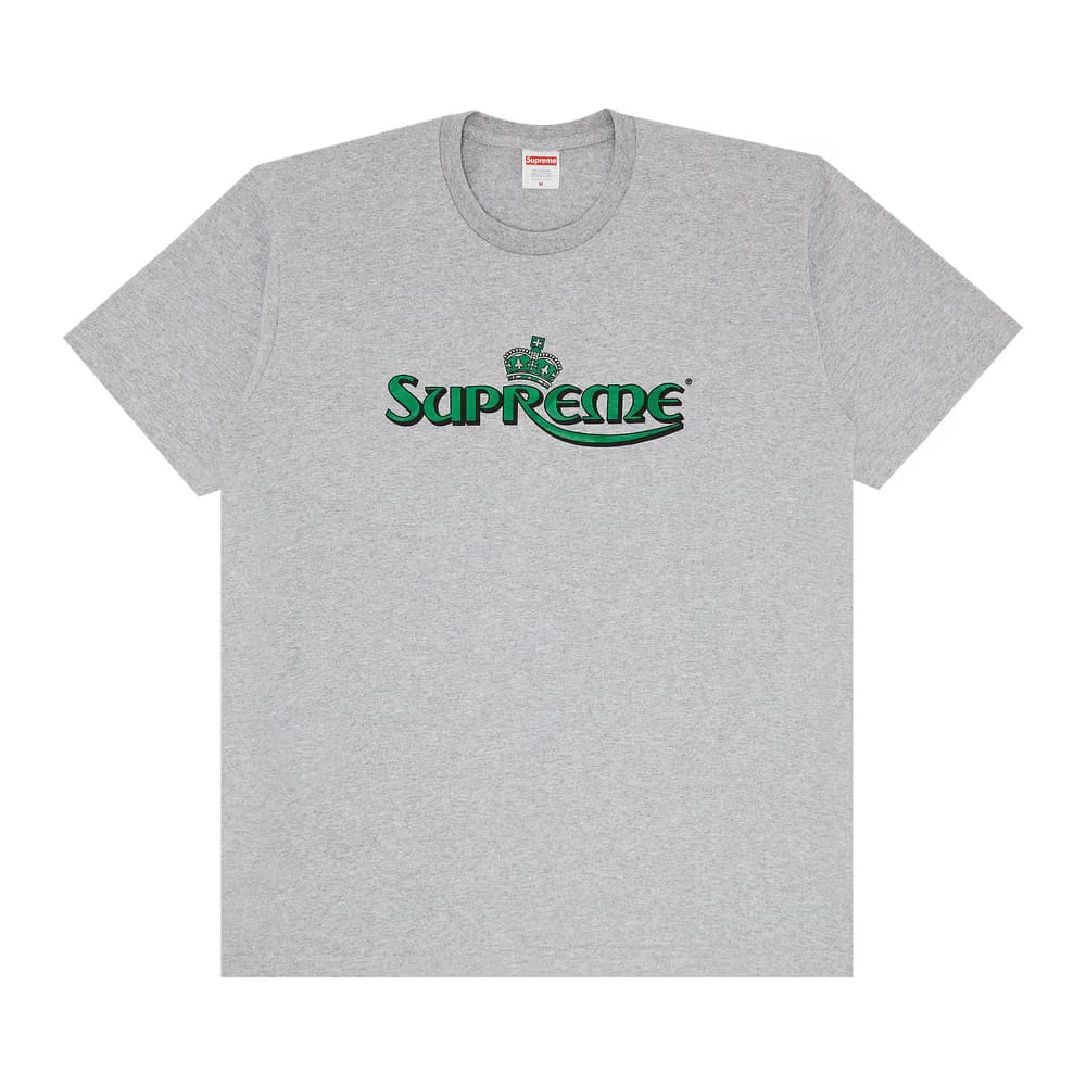 Supreme Crown T-Shirt Heather Grey