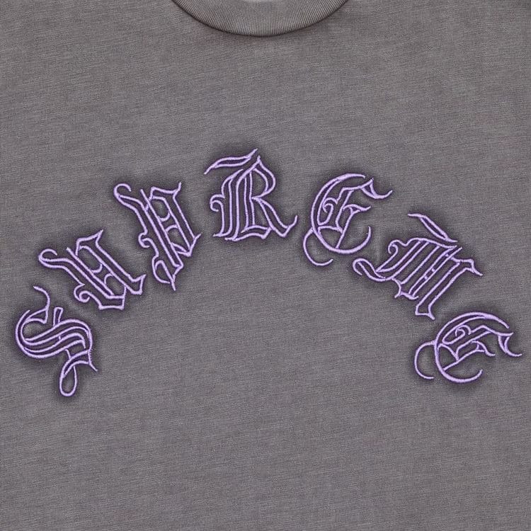 Supreme Old English Shorts-Sleeve Top Dark Grey
