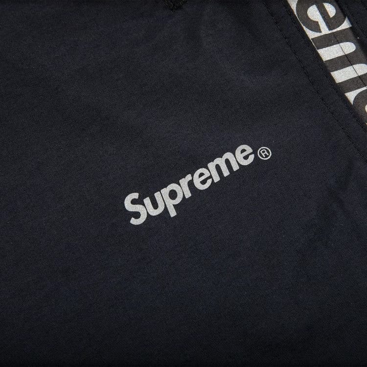Supreme Reflective Zip Track Pant Black