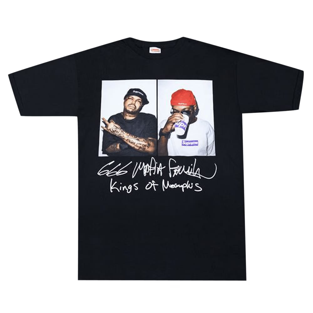 Supreme Three 6 Mafia T-Shirt Black
