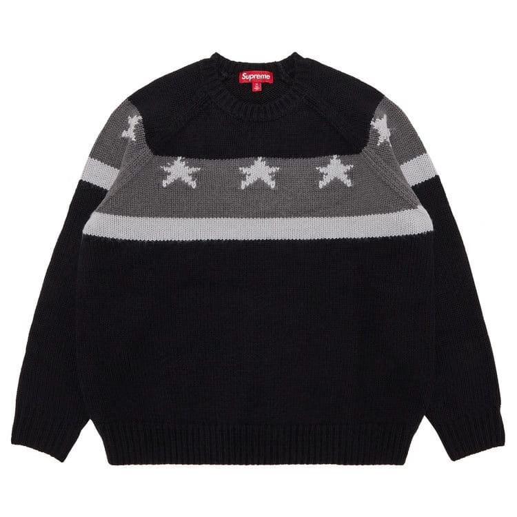 Supreme Stars Sweater Black