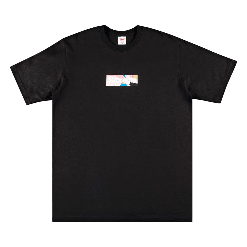 Supreme x Emilio Pucci Box Logo T-Shirt Black/Dusty Pink