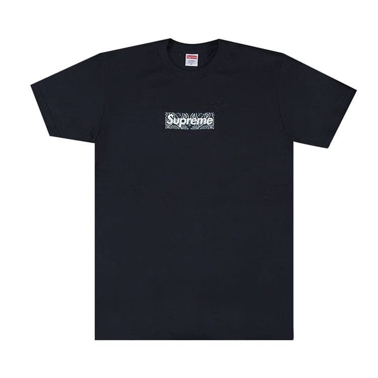 Supreme Bandana Box Logo T-Shirt Navy