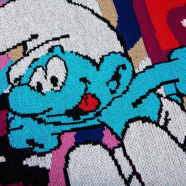 Supreme x Smurfs Sweater White