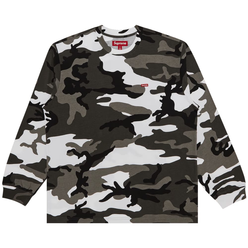 Supreme Small Box Long-Sleeve T-Shirt Snow Camo