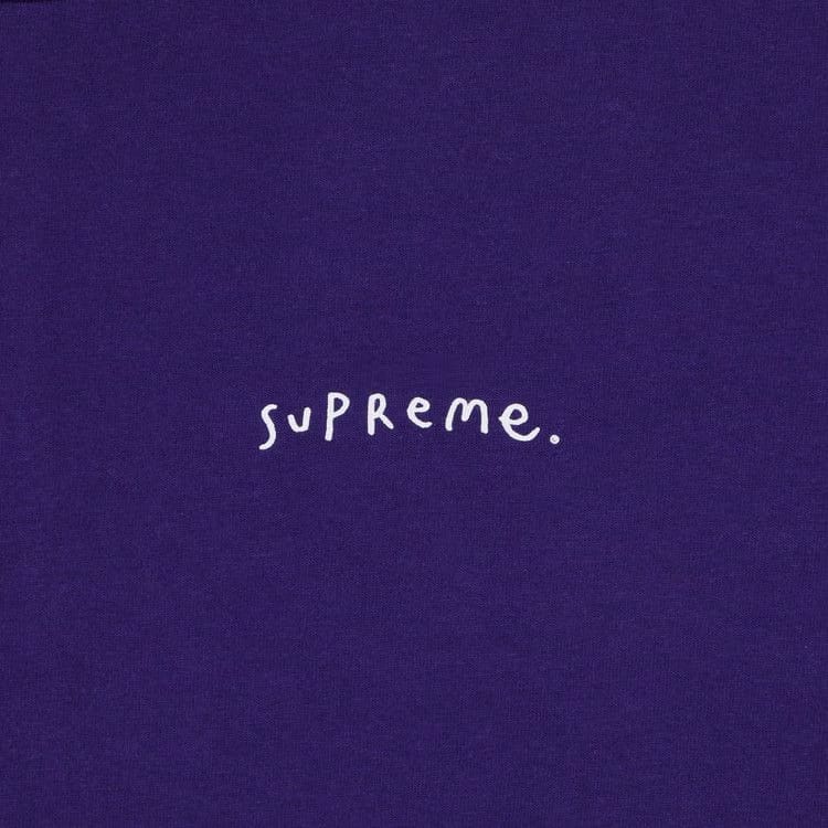 Supreme Ying Yang T-Shirt Purple
