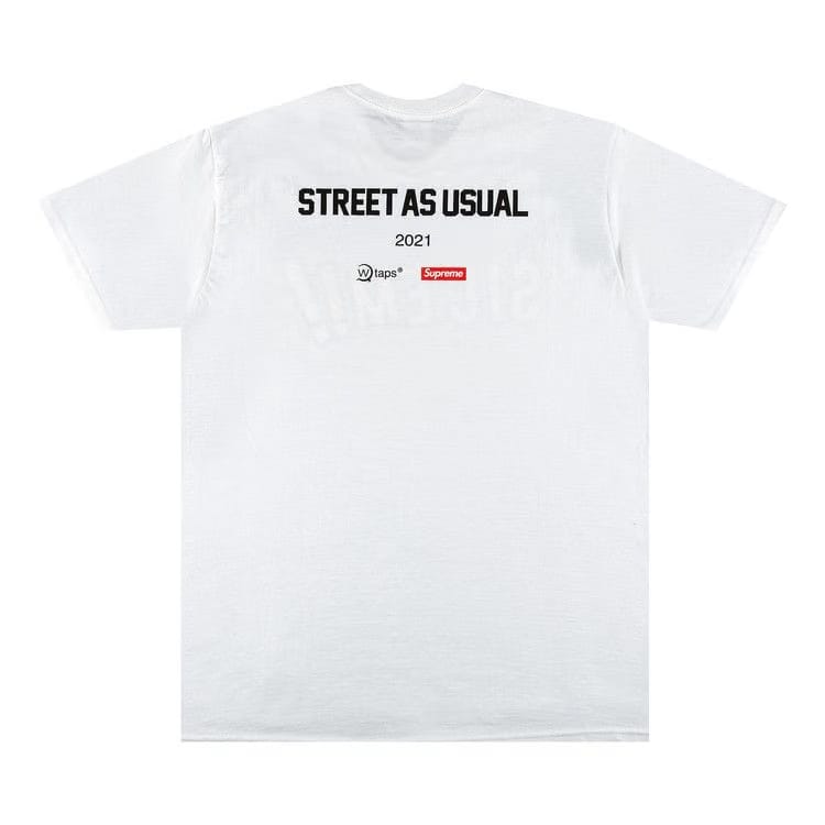 Supreme x WTAPS Sic'em! T-Shirt White