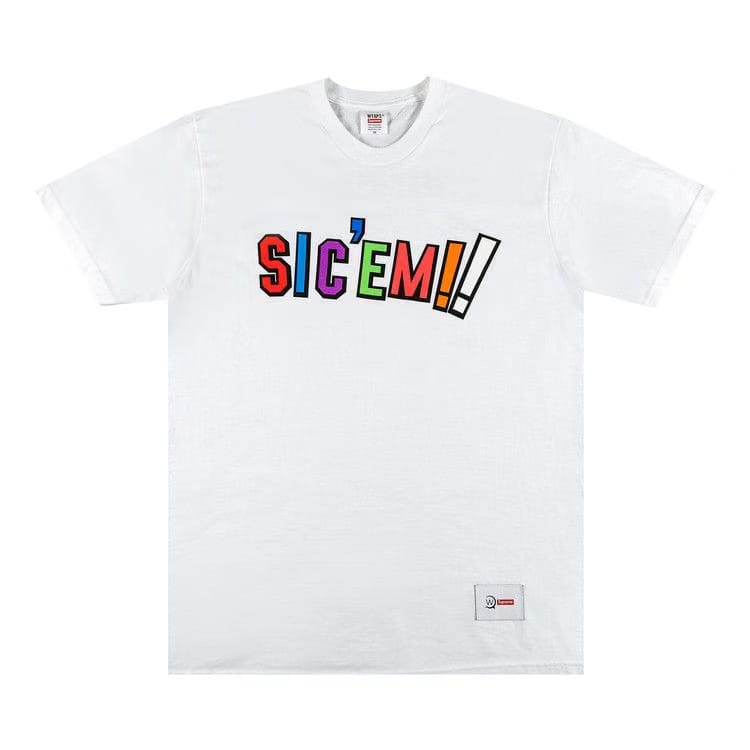 Supreme x WTAPS Sic'em! T-Shirt White