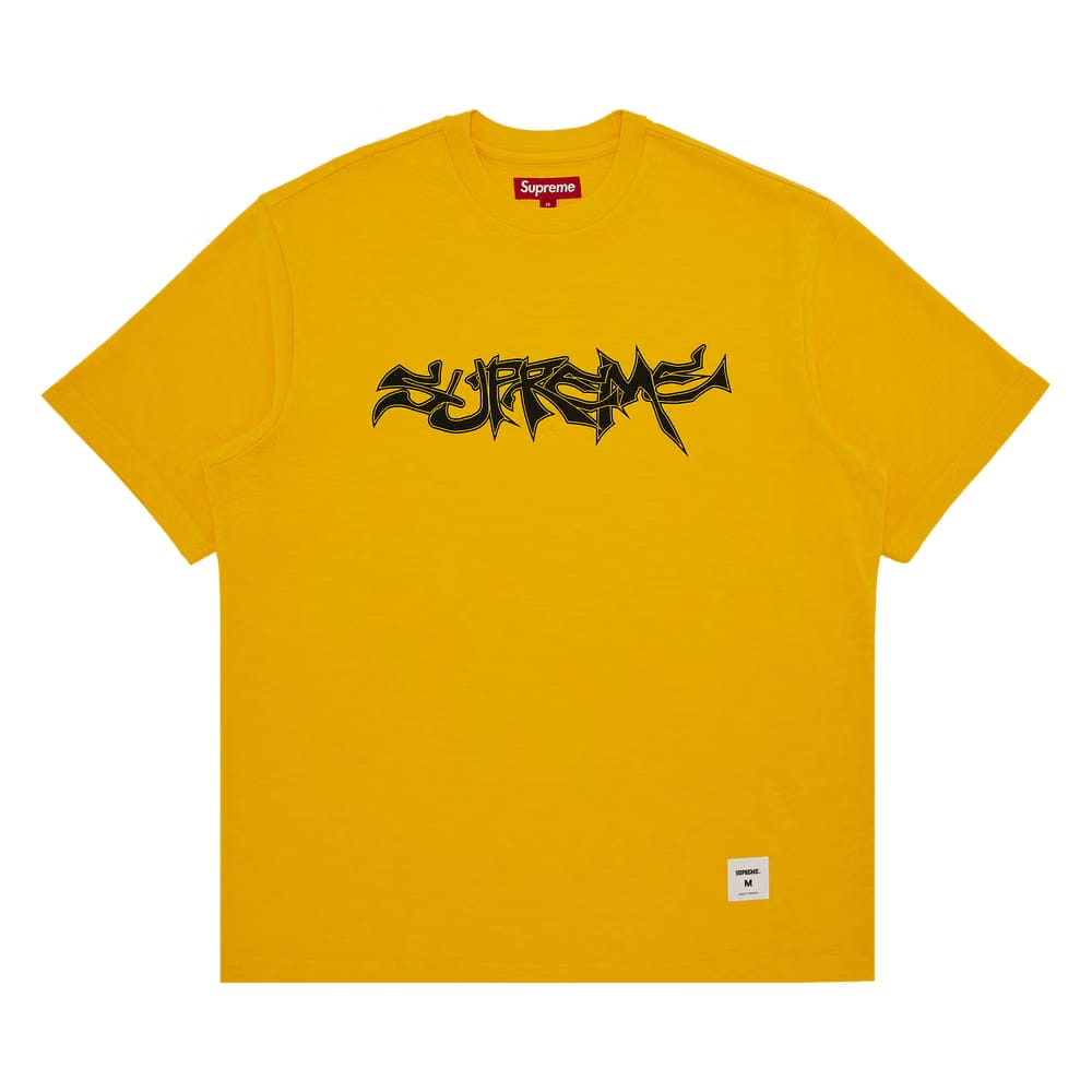 Supreme Mental Shorts-Sleeve Top Yellow