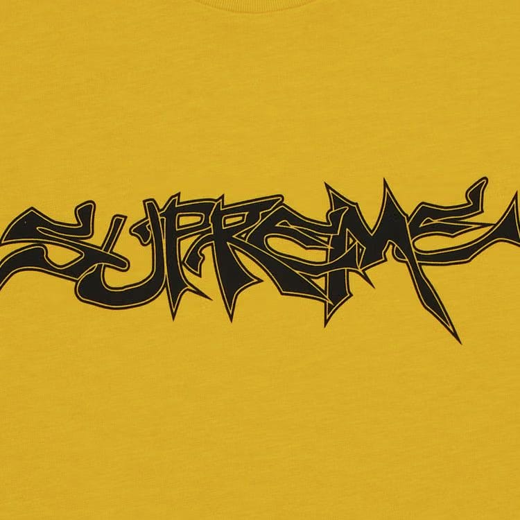 Supreme Mental Shorts-Sleeve Top Yellow