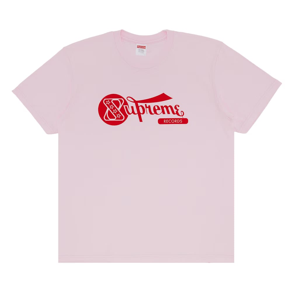 Supreme Records T-Shirt Light Pink