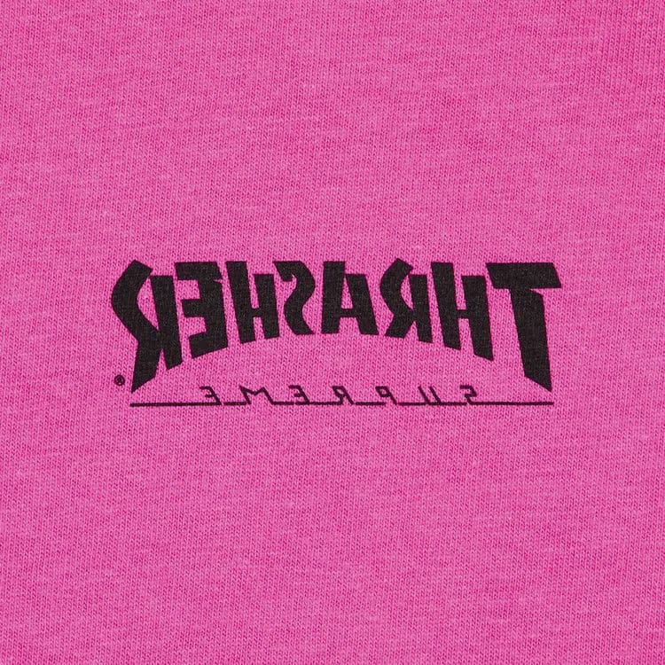 Supreme x Thrasher Cross T-Shirt Fuchsia