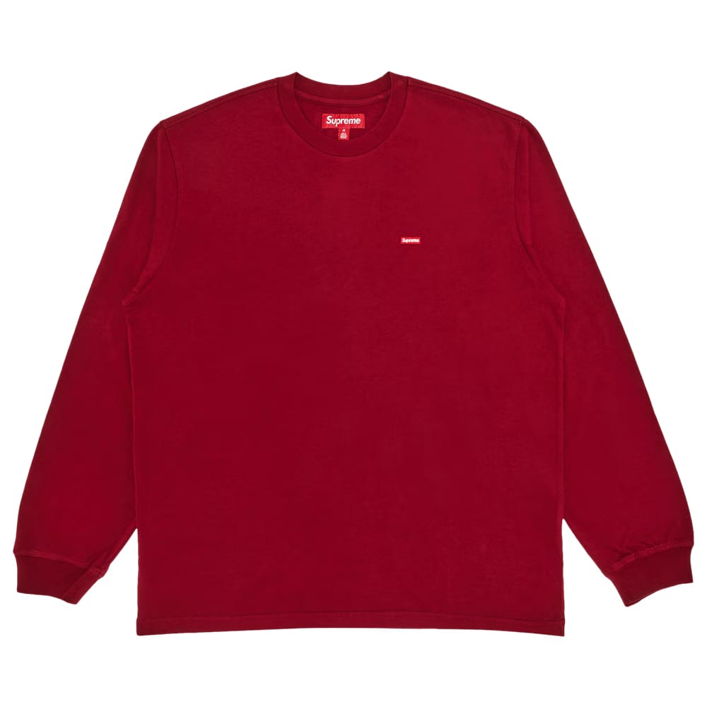 Supreme Small Box Long-Sleeve T-Shirt Cardinal