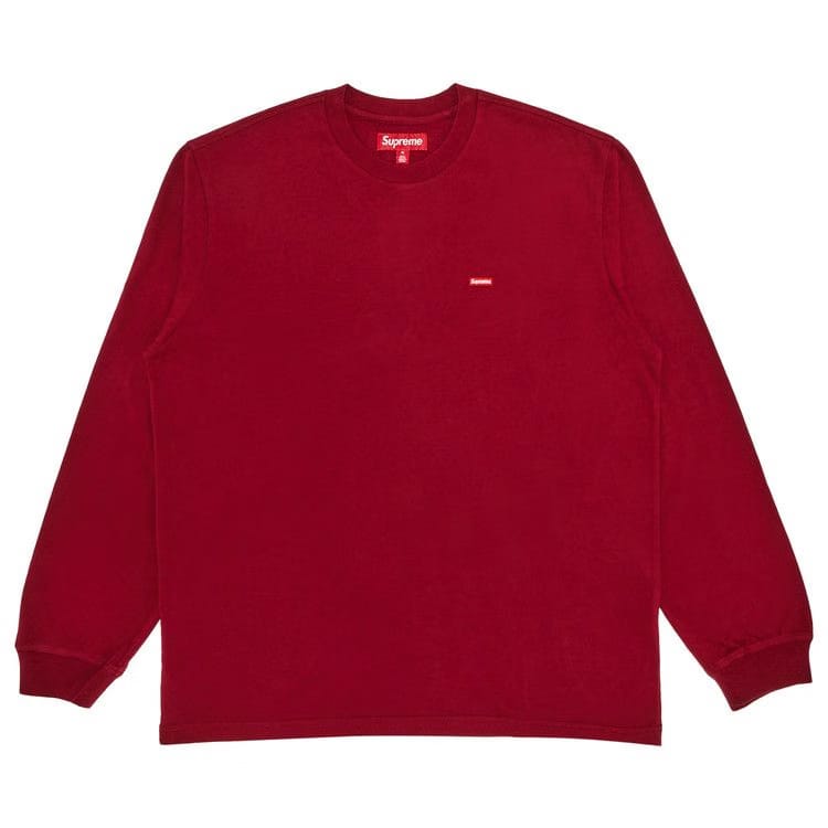 Supreme Small Box Long-Sleeve T-Shirt Cardinal