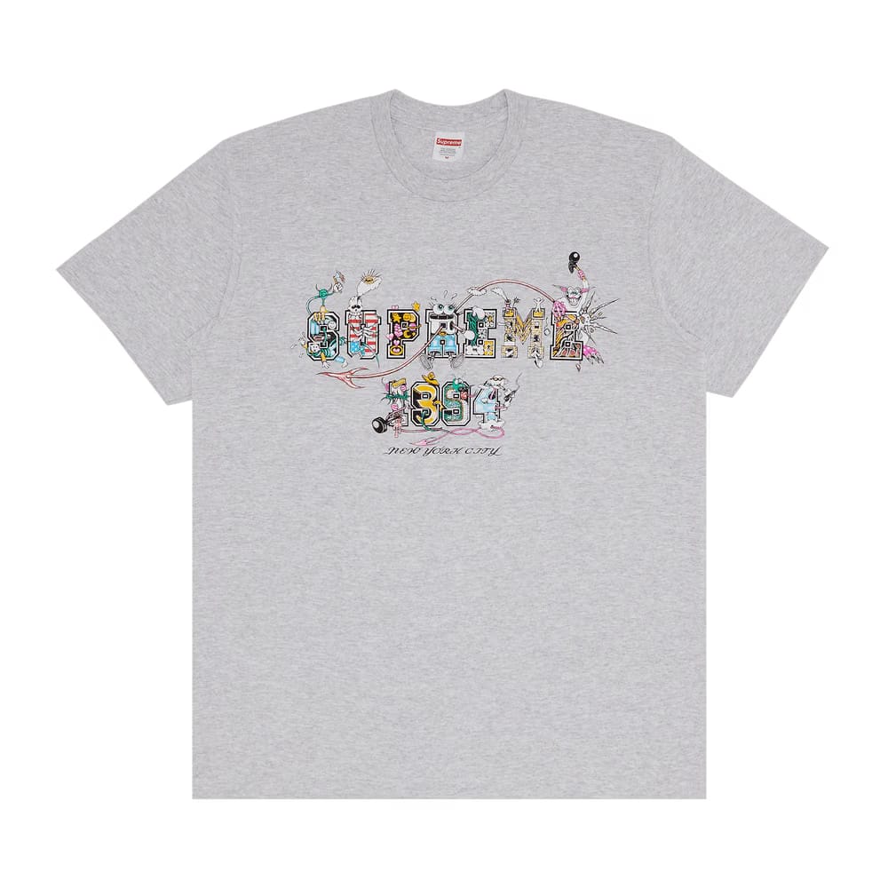 Supreme Varsity T-Shirt Ash Grey