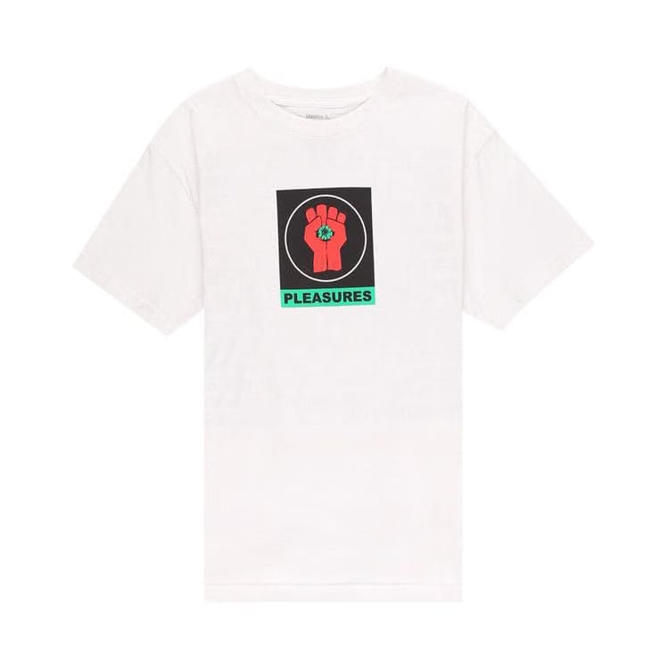Pleasures Badge T-Shirt White