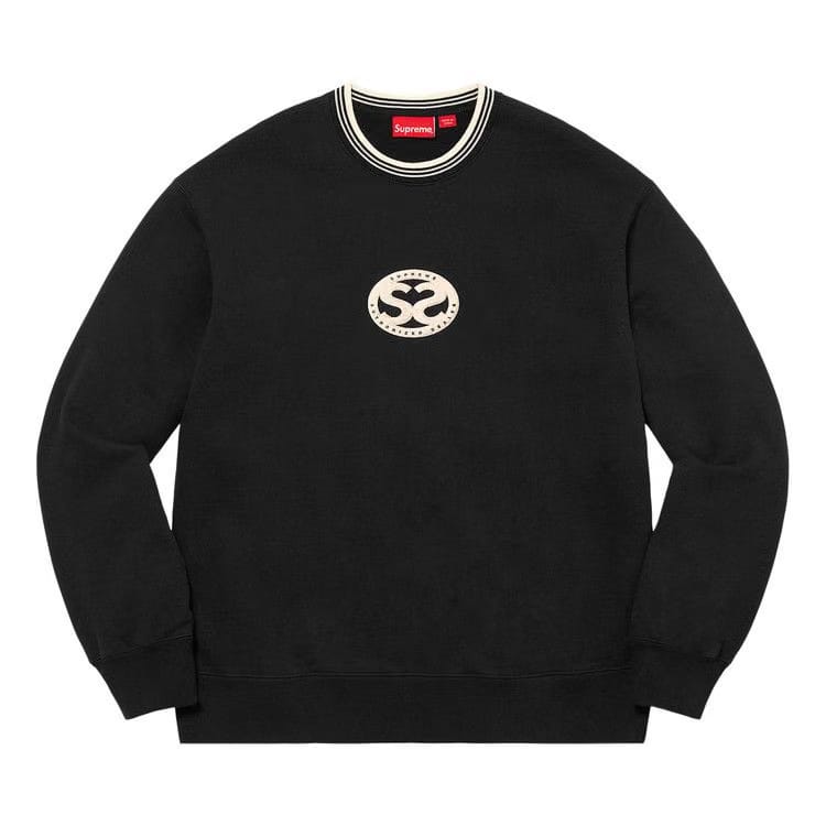Supreme Double S Crewneck Black
