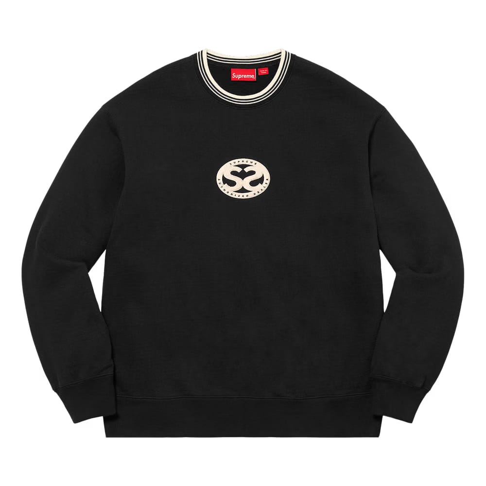 Supreme Double S Crewneck Black