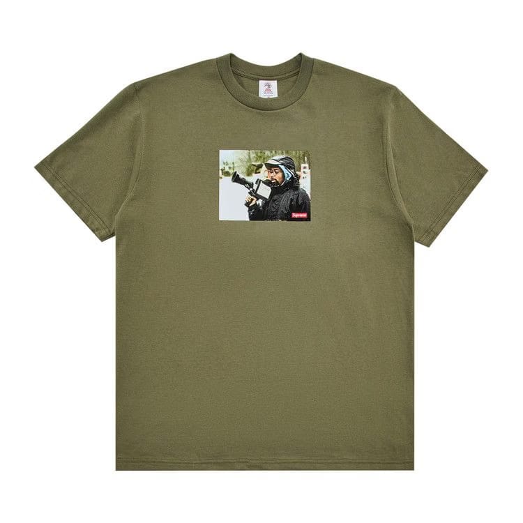 Supreme x 40 Acres Spike T-Shirt Light Olive