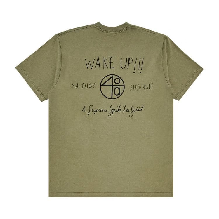Supreme x 40 Acres Spike T-Shirt Light Olive
