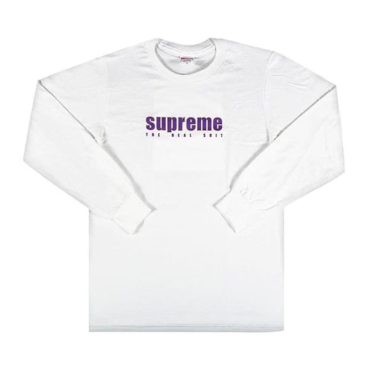 Supreme The Real Shit Long-Sleeve T-Shirt White