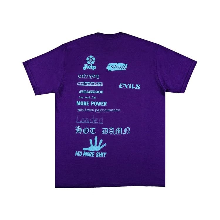 Supreme No More Shit T-Shirt Purple