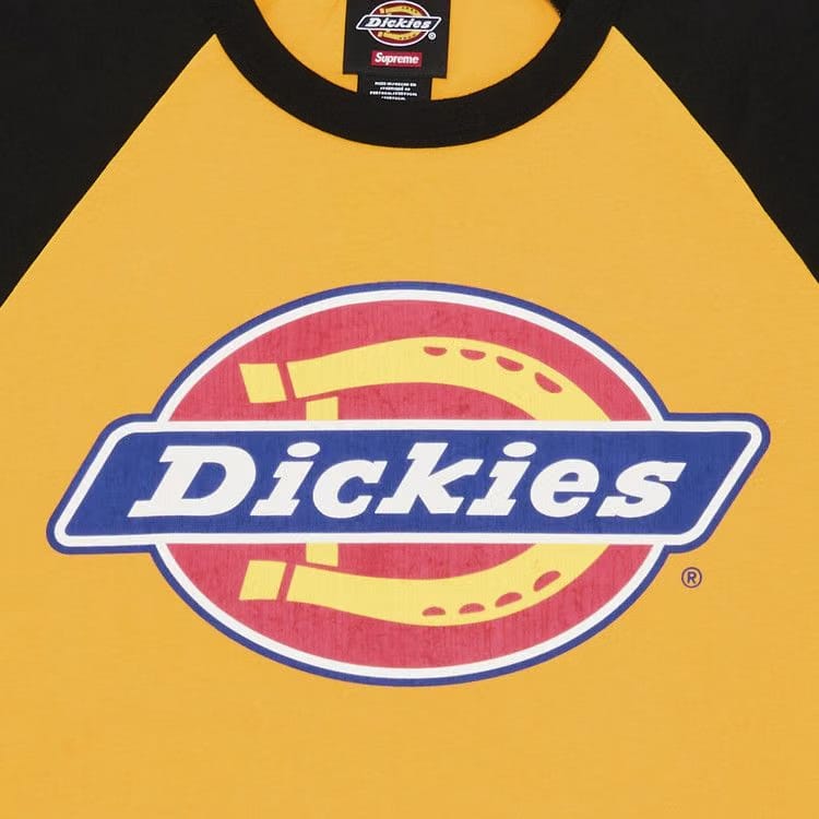 Supreme x Dickies Raglan Long-Sleeve Top Gold