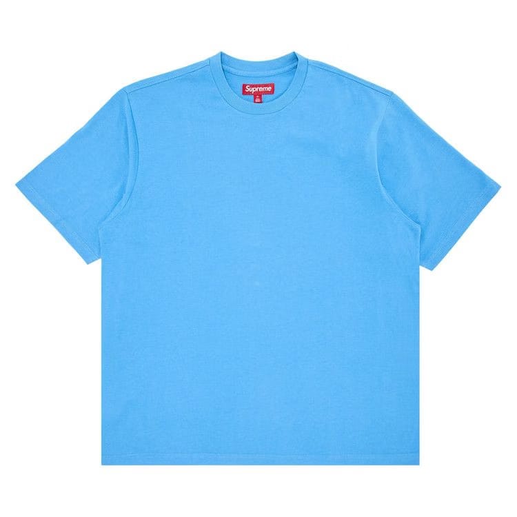 Supreme Brushed Arc Shorts-Sleeve Top Light Royal