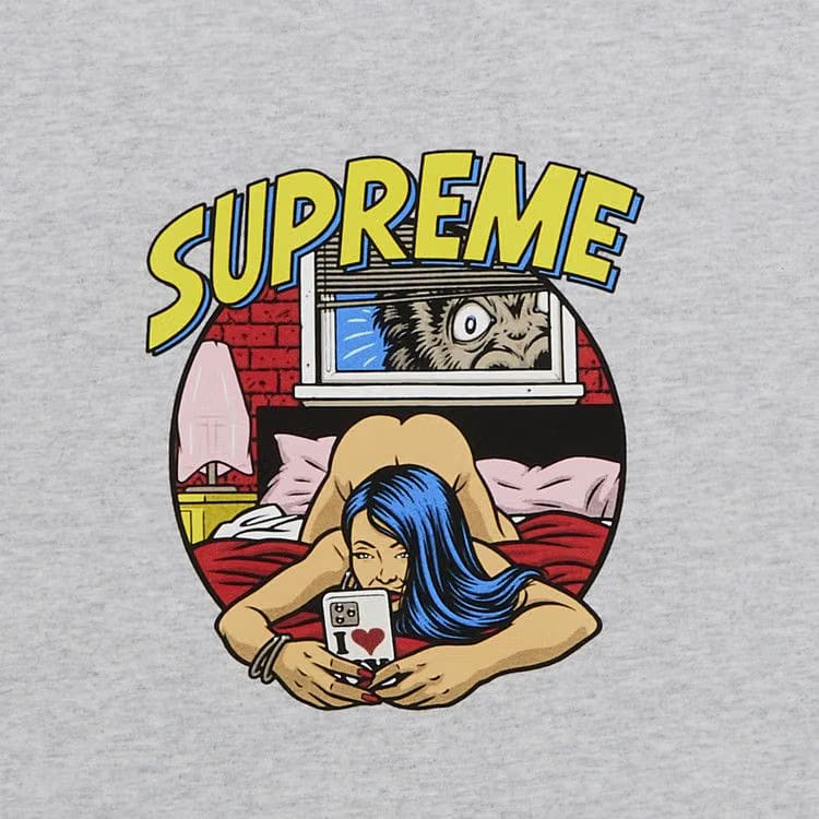 Supreme Bedroom T-Shirt Ash Grey