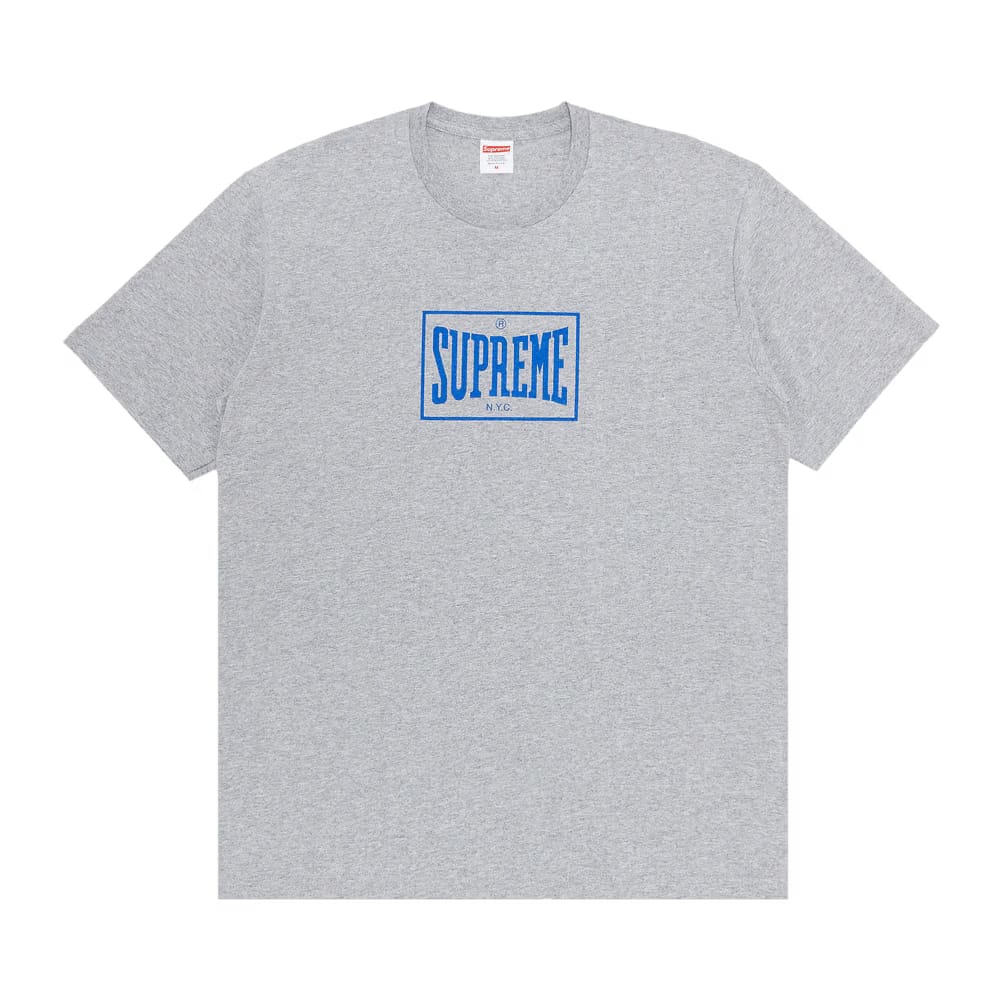 Supreme Warm Up T-Shirt Heather Grey