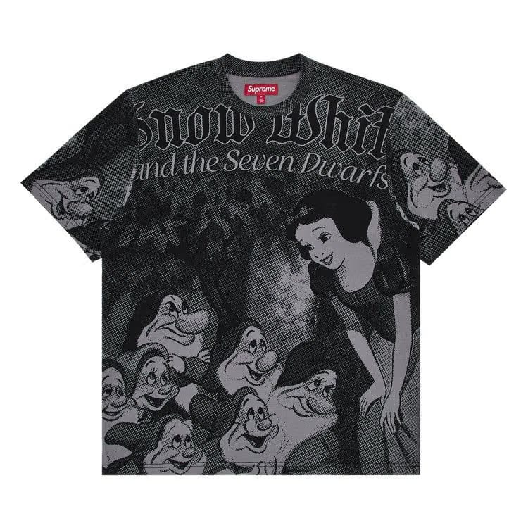 Supreme Snow White Shorts-Sleeve Top Grey